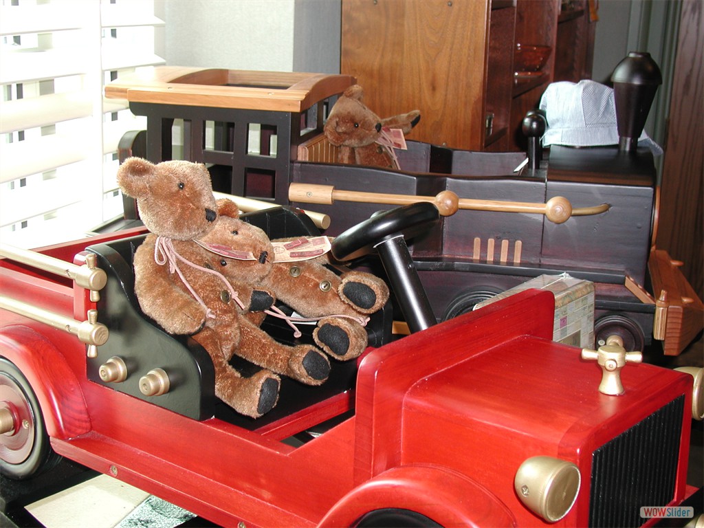 In Augusta treffen wir auf andere Bären (im Museum)